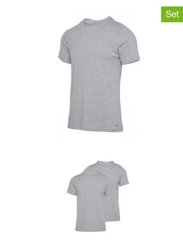 Fila 2er-Set Shirts in Grau