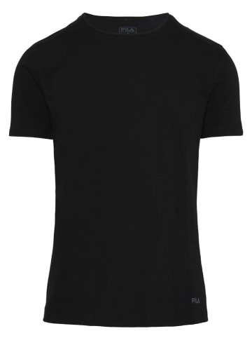 Fila 2er-Set Shirts in Grau/ Schwarz