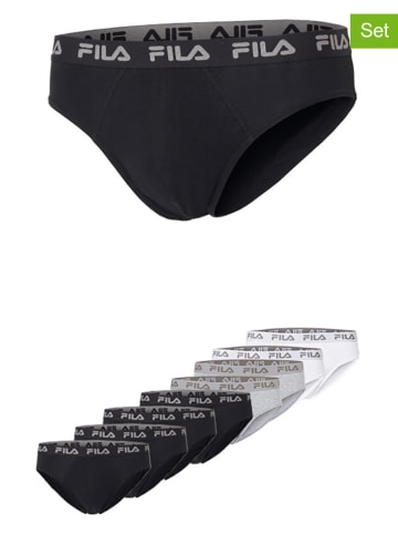 Fila Slipy (8 par) w kolorze białym, czarnym i szarym