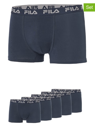 Fila 5er-Set Boxershorts in Dunkelblau