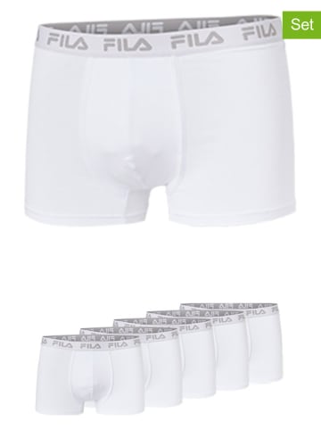 Fila 5er-Set Boxershorts in Weiß