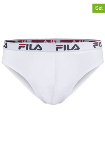 Fila 2er-Set Slips in Weiß