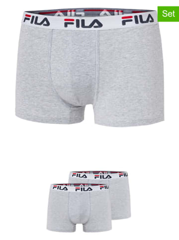 Fila 2er-Set Boxershorts in Grau