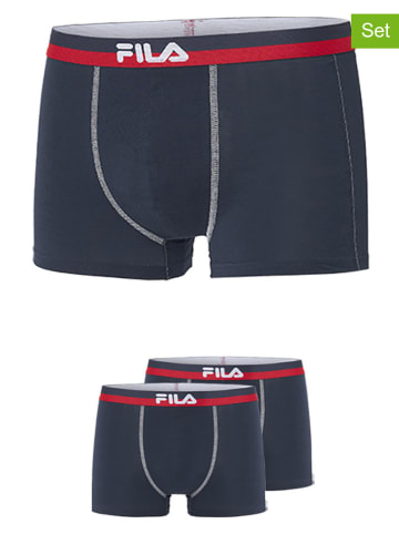 Fila 2er-Set Boxershorts in Dunkelblau