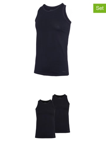 Fila Podkoszulki (2 szt.) w kolorze czarnym