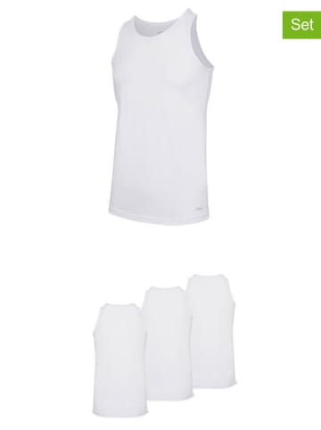 Fila 3er-Set Unterhemden in Weiß