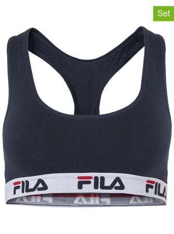 Fila 2er-Set Bustiers in Dunkelblau