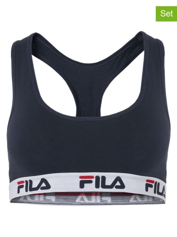 Fila 2tlg. Wäscheset in Dunkelblau