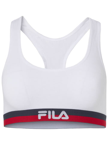 Fila 2tlg. Wäscheset in Weiß/ Dunkelblau/ Rot