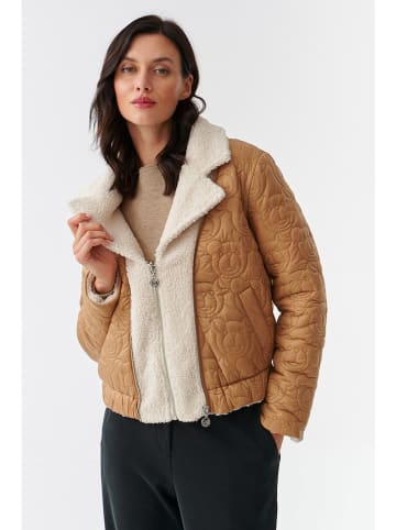 TATUUM Wende-Jacke "Bankaria" in Hellbraun/ Creme