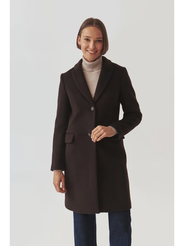 TATUUM Wollmantel "Sakowia" in Dunkelbraun