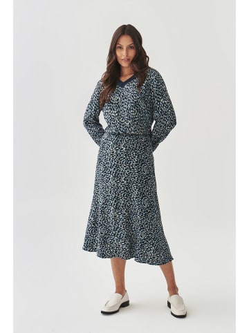 TATUUM Kleid in Schwarz/ Hellblau