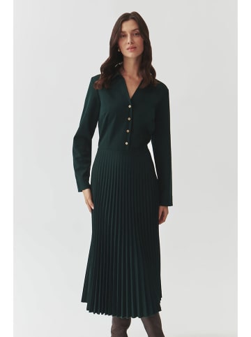 TATUUM Sukienka w kolorze ciemnozielonym