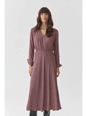TATUUM Jurk bordeaux/crème