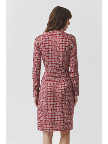 TATUUM Jurk bordeaux/crème