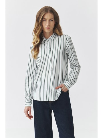 TATUUM Bluse in Weiß/ Grün