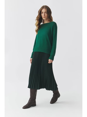 TATUUM Plissérok donkergroen