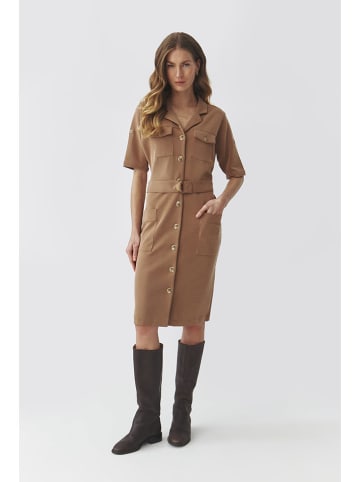 TATUUM Sukienka w kolorze jasnobrązowym