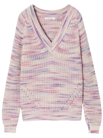 TATUUM Pullover in Lila/ Creme