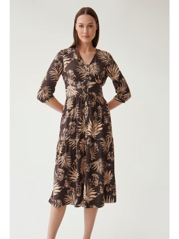TATUUM Kleid in Braun/ Beige
