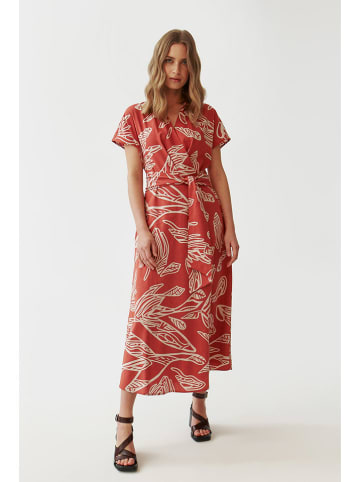 TATUUM Kleid in Weiß/ Rot