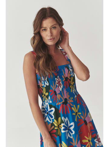 TATUUM Kleid in Blau/ Bunt