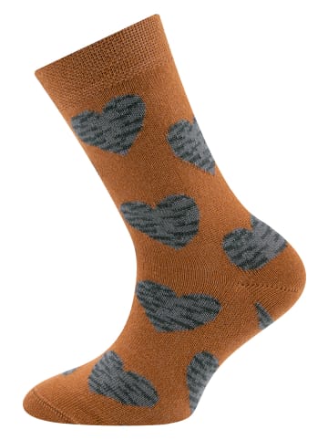 ewers 2er-Set: Socken in Hellbraun/ Grau