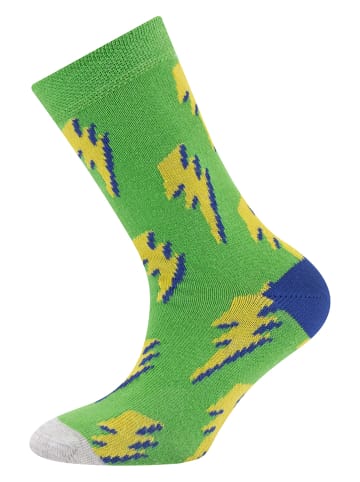 ewers 2er-Set: Socken in Grau/ Grün