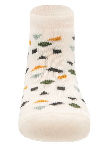 ewers 2er-Set: Thermo-Socken in Creme/ Schwarz
