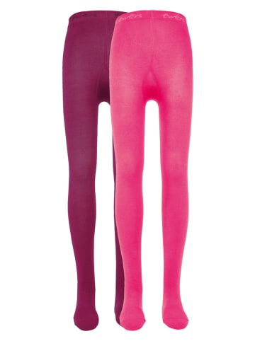 ewers 2er-Set: Strumpfhose in Pink/ Lila