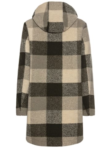 Camel Active Übergangsmantel in Beige/ Schwarz