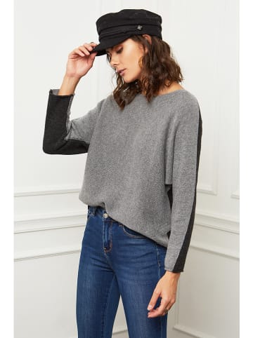 Joséfine Pullover "Aladin" in Grau/ Schwarz