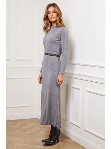 Joséfine Gebreide jurk "Analog" grijs