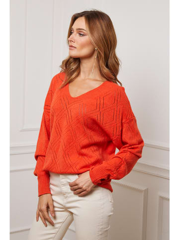 So Cachemire Pullover "Chola" in Orange