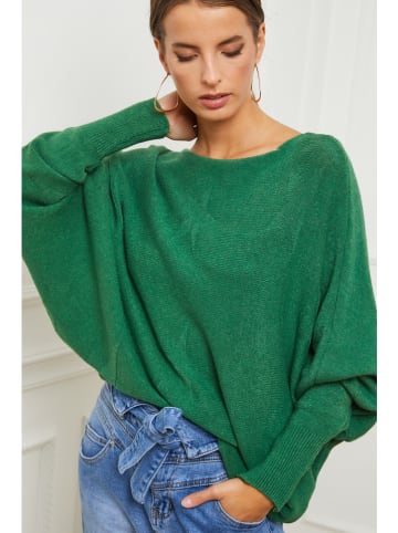 So Cachemire Pullover "Egale" in Grün