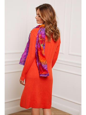 Joséfine Gebreide jurk "Fanola" oranje