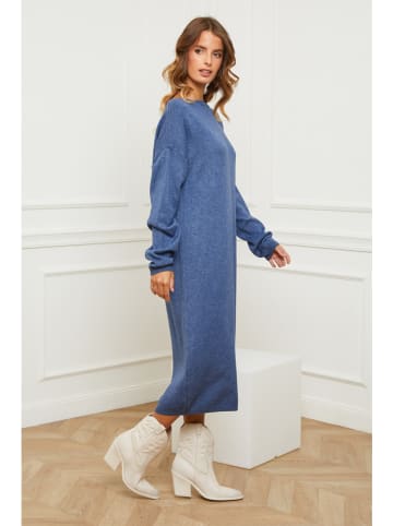 So Cachemire Gebreide jurk "Fastidius" blauw