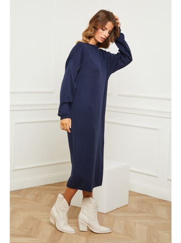 So Cachemire Strickkleid "Fastidius" in Blau