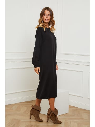 So Cachemire Strickkleid "Fastidius" in Schwarz