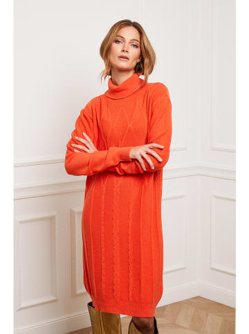 Joséfine Strickkleid "Felicidad" in Orange