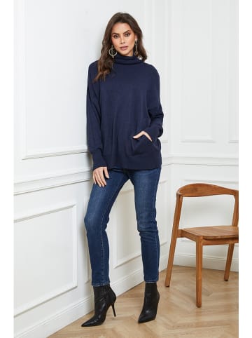 Joséfine Sweter "Vinicius" w kolorze granatowym