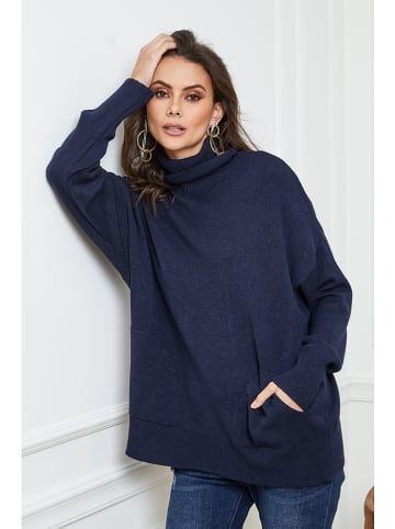Joséfine Sweter "Vinicius" w kolorze granatowym