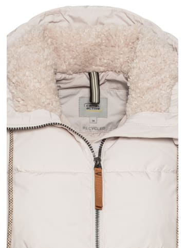 Camel Active Longweste in Creme