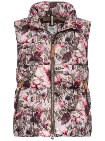 Camel Active Steppweste in Rosa/ Grau