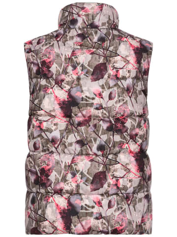 Camel Active Steppweste in Rosa/ Grau