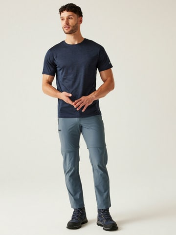 Regatta Spodnie funkcyjne Zipp-Off "Xert Stretch III" w kolorze szarym