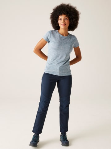 Regatta Spodnie funkcyjne "Questra V" w kolorze granatowym