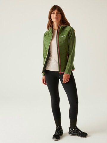 Regatta Kurtka hybrydowa "Andreson VIII" w kolorze zielono-jasnoróżowym