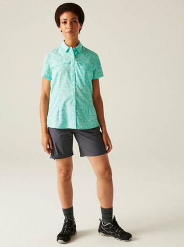 Regatta Koszula funkcyjna "Packaway" w kolorze turkusowym