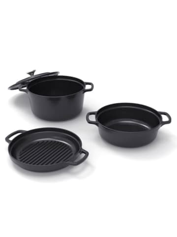 Brandt 8-częściowy zestaw w kolorze czarnym - Ø 25 cm